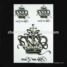 OEM wholesale imperial crown tattoo fashion arm tattoo arm tattoo for lady W-1090
